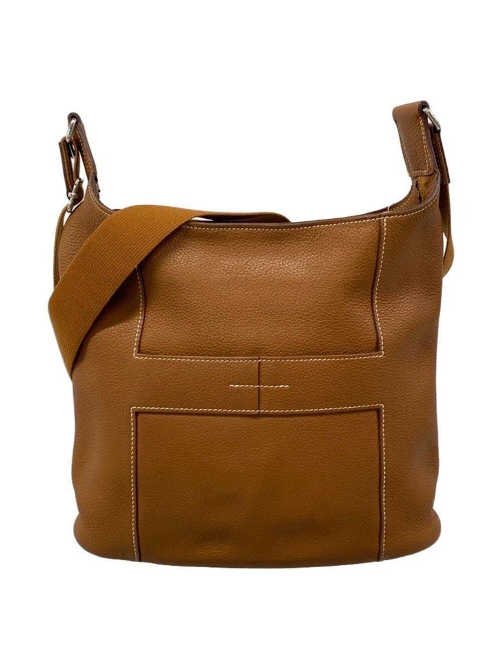 Hermes Shoulder Bag News PM Gold Silver